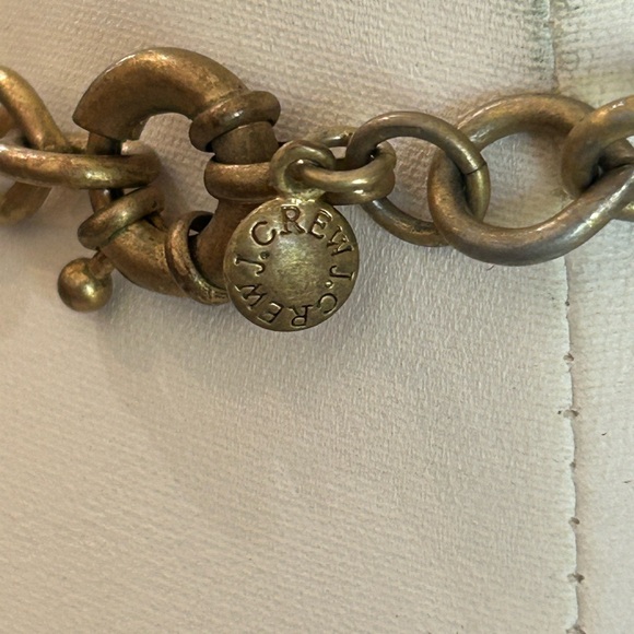 Vintage J. Crew Crystal Cluster Statement Bibb Necklace - Picture 5 of 5